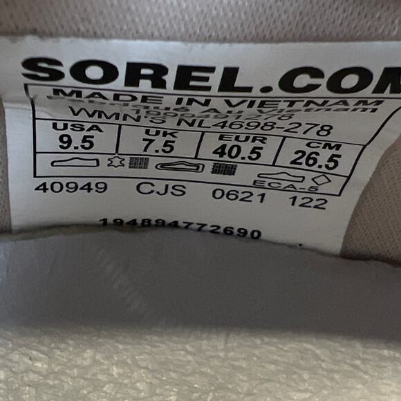 SOREL WOMEN'S KINETIC IMPACT STRAP SNEAKER, 9.5 - Picture 12 of 12